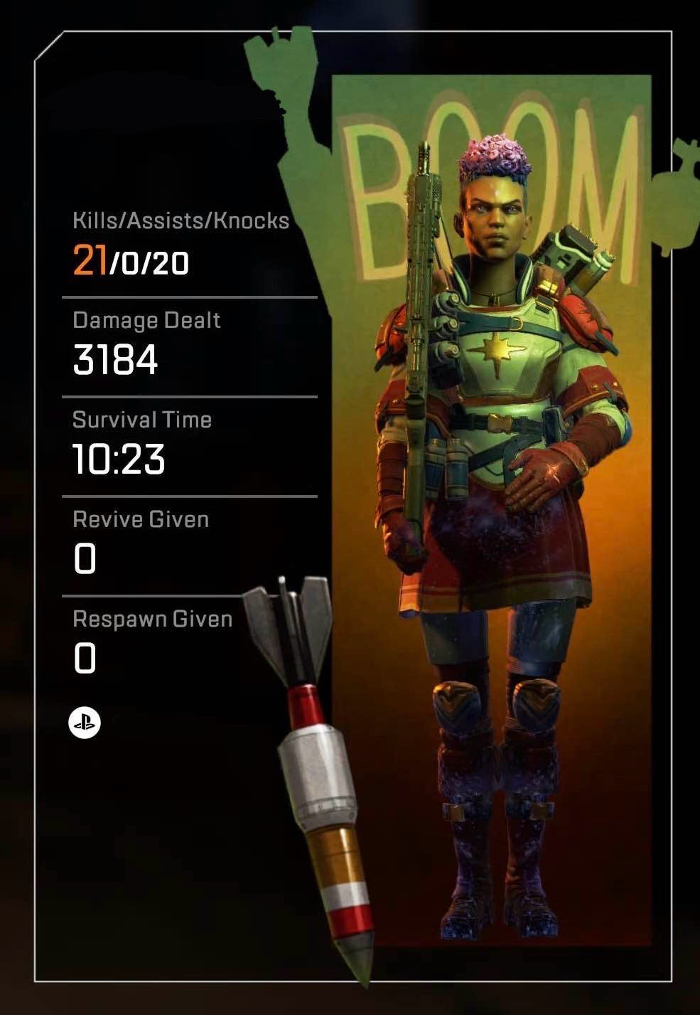 20 Kill Abzeichen - Apex Boost Germany